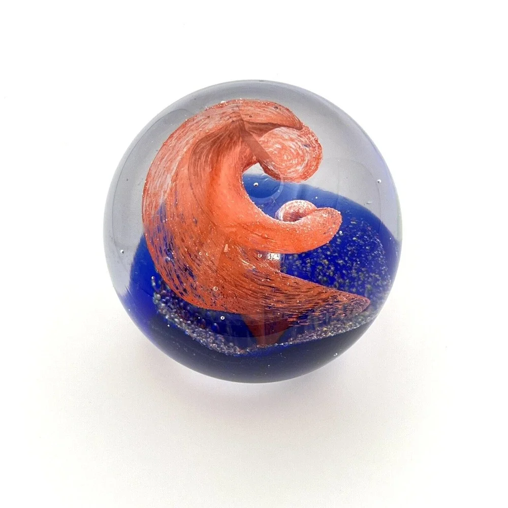 N/A glass paperweight